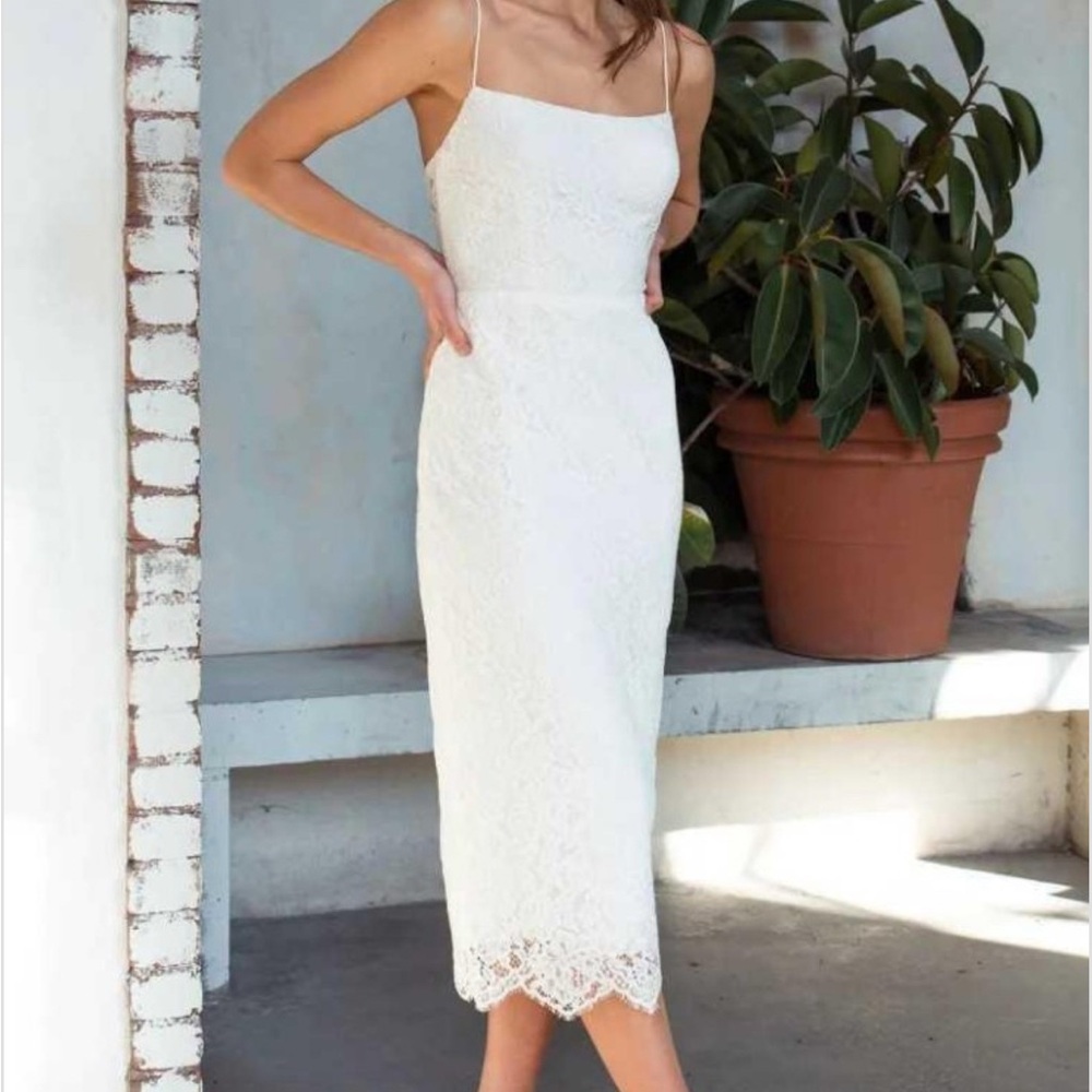 Jenny Yoo Harley Ivory Lace Dress